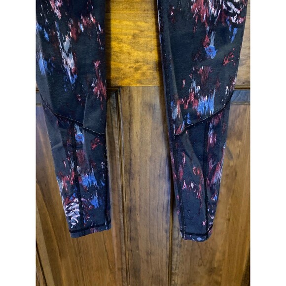 Knockout by Victoria Secret Sport Leggings Sz Small Black Purple Pink Pockets - Picture 6 of 10